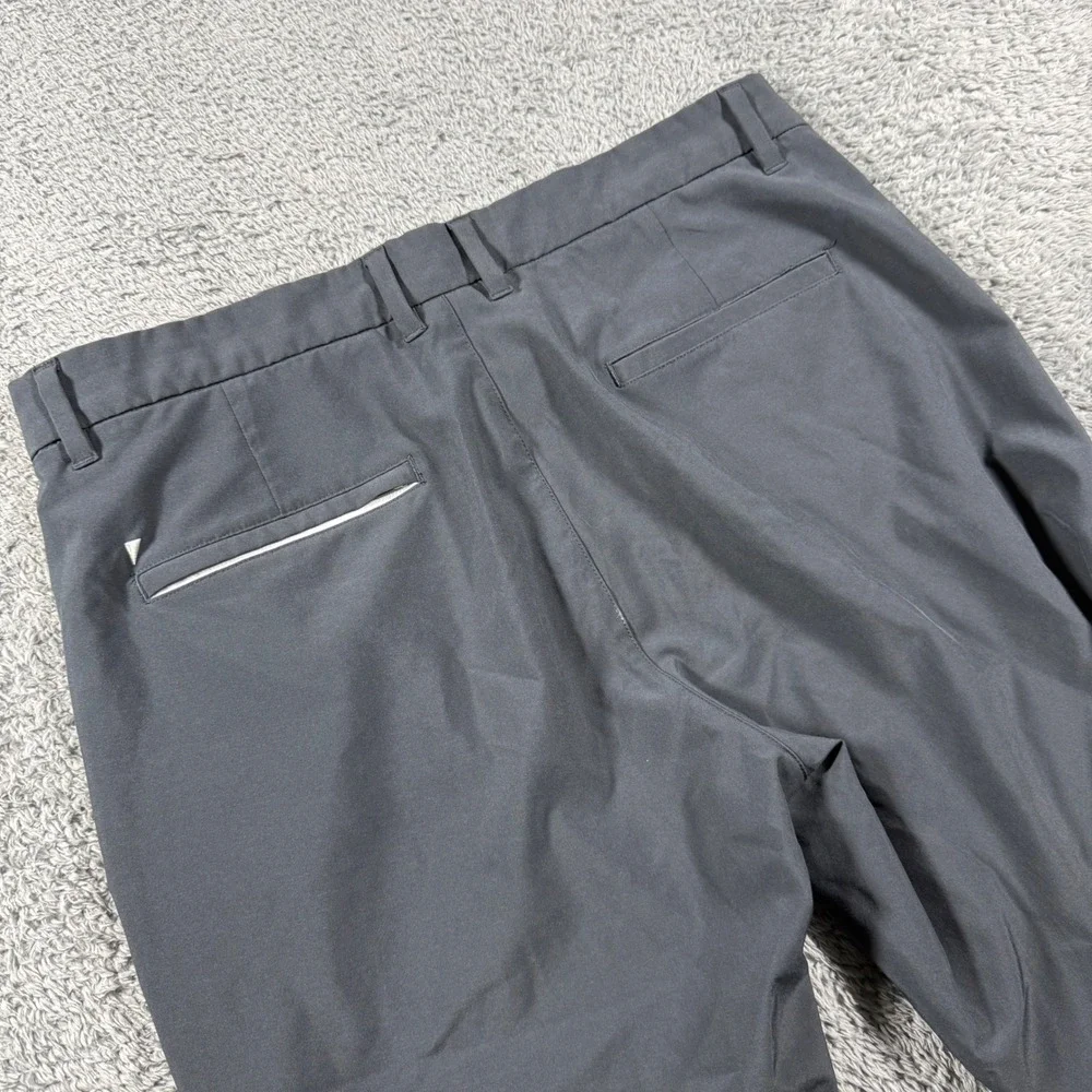 Primo Golf Joggers Mens 35 Regular Gray Tapered Ankle Zip Performance Pants